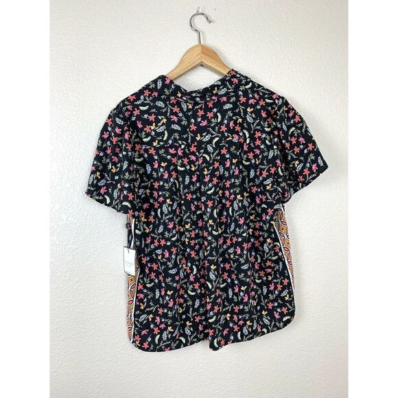 Laundry By Shelli Segal Mixed Floral Print Top - Picture 5 of 5